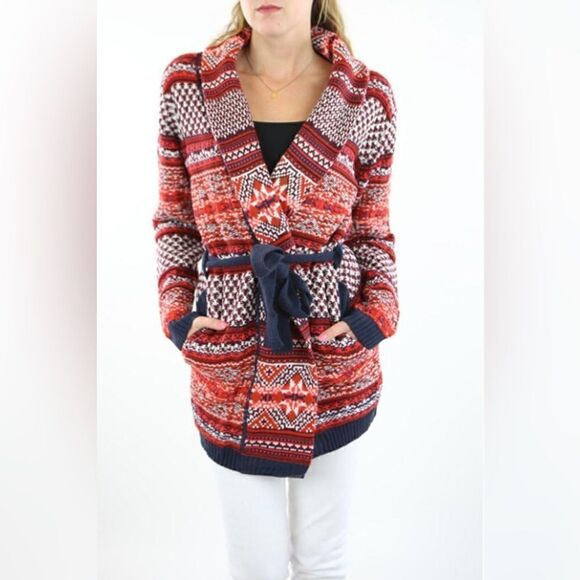 Dainty Hooligan Boutique Tribal Multi Print Knit Cardigan | S/M - Picture 1 of 9